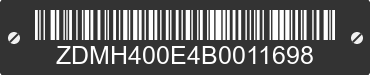 2011 DUCATI New Superbike (SBK) ZDMH400E4B0011698 VIN decoded