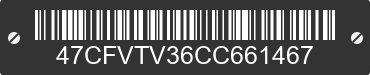 2012 DUTCHMEN MANUFACTURING Dutchmen Manufacturing 47CFVTV36CC661467 VIN decoded