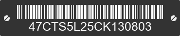 2012 DUTCHMEN MANUFACTURING Dutchmen Manufacturing 47CTS5L25CK130803 VIN decoded
