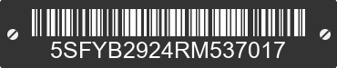2024 EDDIE BAUER Eddie Bauer 5SFYB2924RM537017 VIN decoded