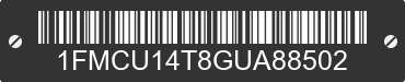 1986 FORD Bronco II 1FMCU14T8GUA88502 VIN decoded