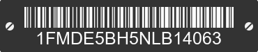 2022 FORD Bronco 1FMDE5BH5NLB14063 VIN decoded