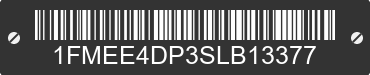 2025 FORD Bronco 1FMEE4DP3SLB13377 VIN decoded