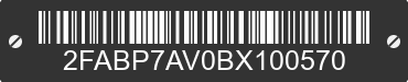 2011 FORD Crown Victoria 2FABP7AV0BX100570 VIN decoded