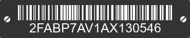 2010 FORD Crown Victoria 2FABP7AV1AX130546 VIN decoded