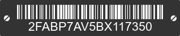 2011 FORD Crown Victoria 2FABP7AV5BX117350 VIN decoded