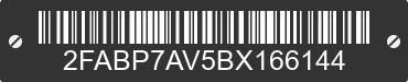 2011 FORD Crown Victoria 2FABP7AV5BX166144 VIN decoded