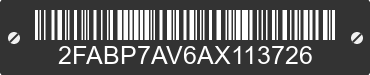 2010 FORD Crown Victoria 2FABP7AV6AX113726 VIN decoded