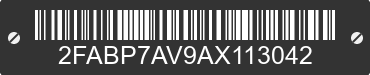 2010 FORD Crown Victoria 2FABP7AV9AX113042 VIN decoded