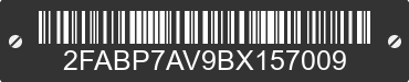 2011 FORD Crown Victoria 2FABP7AV9BX157009 VIN decoded