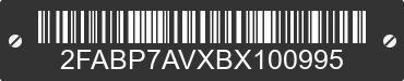 2011 FORD Crown Victoria 2FABP7AVXBX100995 VIN decoded