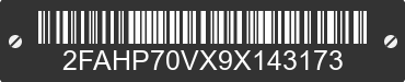 2009 FORD Crown Victoria 2FAHP70VX9X143173 VIN decoded