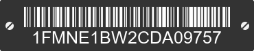 2012 FORD E-150 1FMNE1BW2CDA09757 VIN decoded