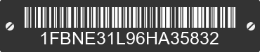 2006 FORD E-350 1FBNE31L96HA35832 VIN decoded