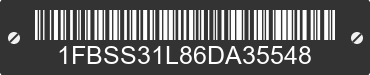 2006 FORD E-350 1FBSS31L86DA35548 VIN decoded