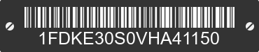 1997 FORD E-350 1FDKE30S0VHA41150 VIN decoded
