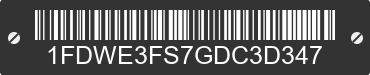 2016 FORD E-350 1FDWE3FS7GDC3D347 VIN decoded