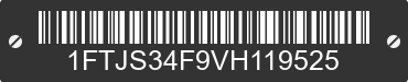 1997 FORD E-350 1FTJS34F9VH119525 VIN decoded