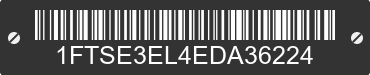 2014 FORD E-350 1FTSE3EL4EDA36224 VIN decoded