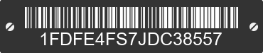 2018 FORD E-450 1FDFE4FS7JDC38557 VIN decoded