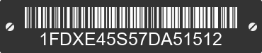 2007 FORD E-450 1FDXE45S57DA51512 VIN decoded