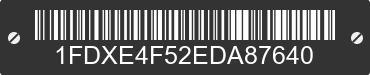 2014 FORD E-450 1FDXE4F52EDA87640 VIN decoded