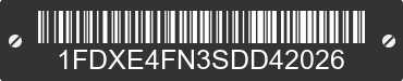 2025 FORD E-450 1FDXE4FN3SDD42026 VIN decoded