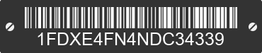 2022 FORD E-450 1FDXE4FN4NDC34339 VIN decoded