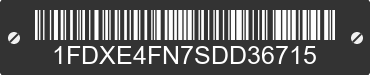 2025 FORD E-450 1FDXE4FN7SDD36715 VIN decoded