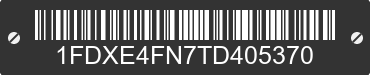2026 FORD E-450 1FDXE4FN7TD405370 VIN decoded