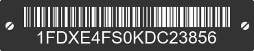 2019 FORD E-450 1FDXE4FS0KDC23856 VIN decoded