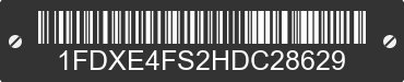 2017 FORD E-450 1FDXE4FS2HDC28629 VIN decoded