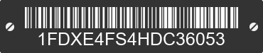 2017 FORD E-450 1FDXE4FS4HDC36053 VIN decoded