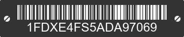 2010 FORD E-450 1FDXE4FS5ADA97069 VIN decoded