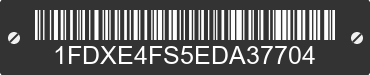 2014 FORD E-450 1FDXE4FS5EDA37704 VIN decoded