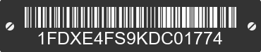 2019 FORD E-450 1FDXE4FS9KDC01774 VIN decoded