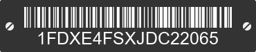 2018 FORD E-450 1FDXE4FSXJDC22065 VIN decoded