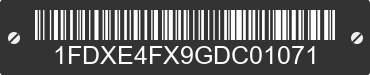 2016 FORD E-450 1FDXE4FX9GDC01071 VIN decoded