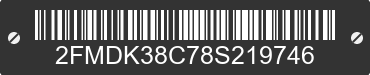 2008 FORD Edge 2FMDK38C78S219746 VIN decoded