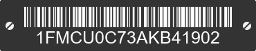 2010 FORD Escape 1FMCU0C73AKB41902 VIN decoded