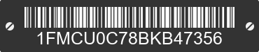 2011 FORD Escape 1FMCU0C78BKB47356 VIN decoded