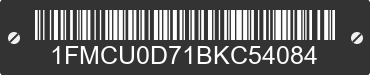 2011 FORD Escape 1FMCU0D71BKC54084 VIN decoded