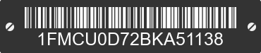 2011 FORD Escape 1FMCU0D72BKA51138 VIN decoded