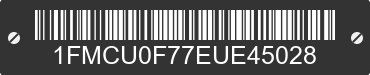 2014 FORD Escape 1FMCU0F77EUE45028 VIN decoded