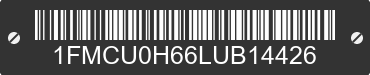 2020 FORD Escape 1FMCU0H66LUB14426 VIN decoded