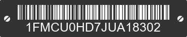 2018 FORD Escape 1FMCU0HD7JUA18302 VIN decoded