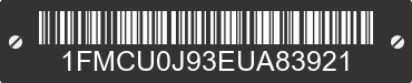 2014 FORD Escape 1FMCU0J93EUA83921 VIN decoded