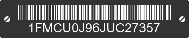 2018 FORD Escape 1FMCU0J96JUC27357 VIN decoded