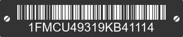 2009 FORD Escape 1FMCU49319KB41114 VIN decoded