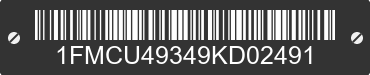2009 FORD Escape 1FMCU49349KD02491 VIN decoded